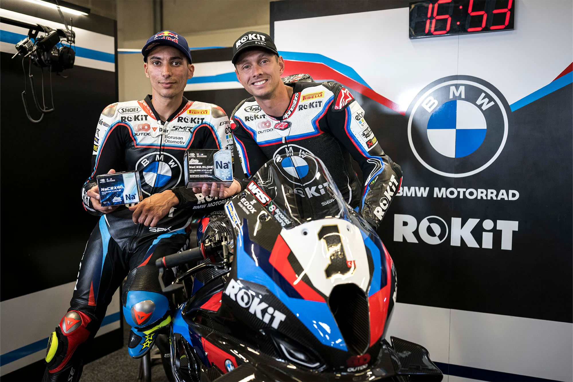 OUTDO sodium-ion battery at BMW Motorrad WorldSBK 1