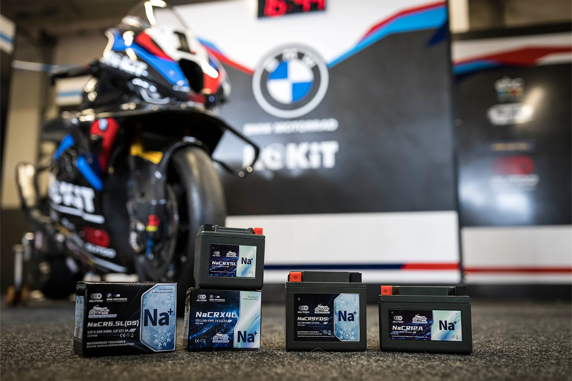 OUTDO sodium-ion battery at BMW Motorrad WorldSBK 4
