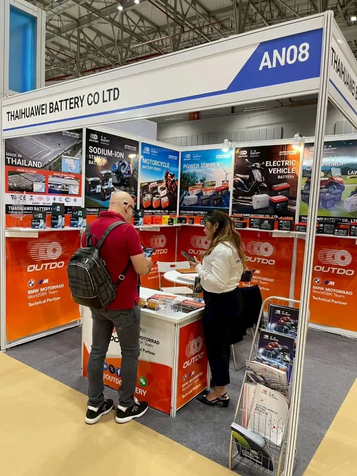 Thaihuawei Battery products on display at Automechanika Ho Chi Minh City 2026