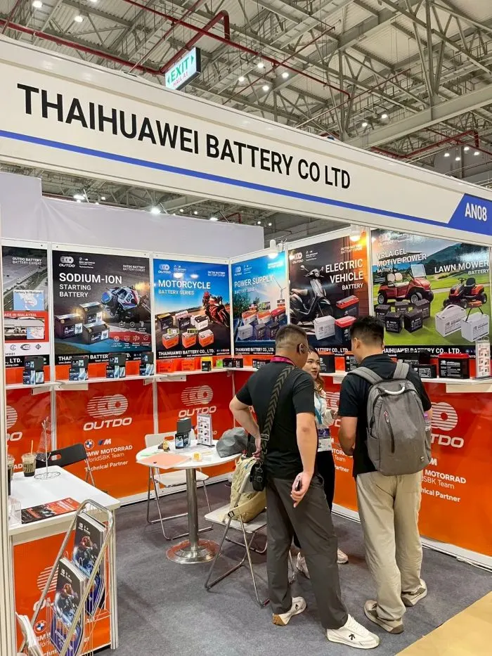 Battery products showcase at Automechanika Ho Chi Minh City 2026