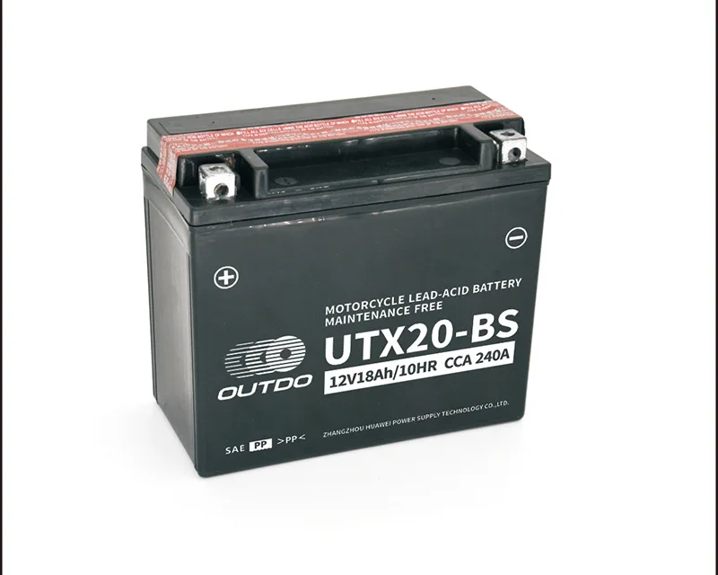 UTX20-BS 12V 18Ah dry-charged motorcycle battery