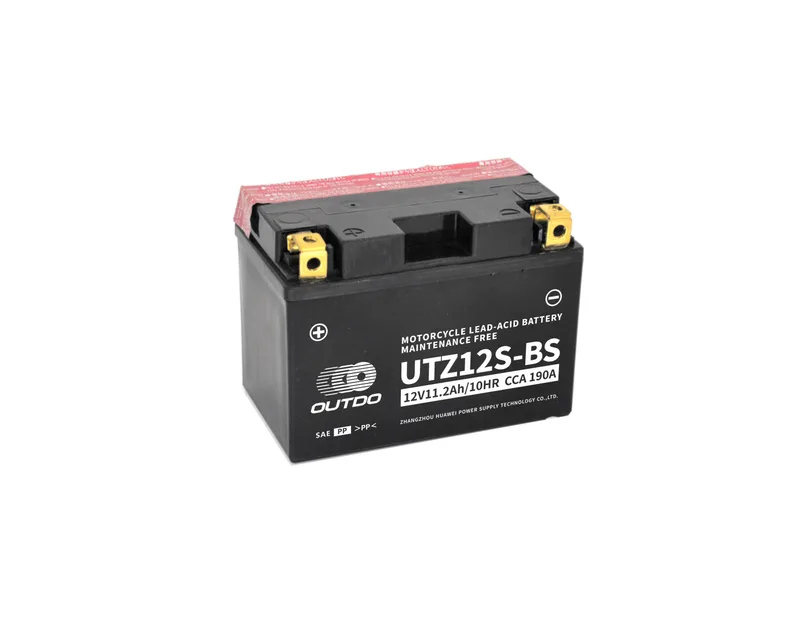 UTZ12S-BS 12V 11.2Ah dry-charged motorcycle battery