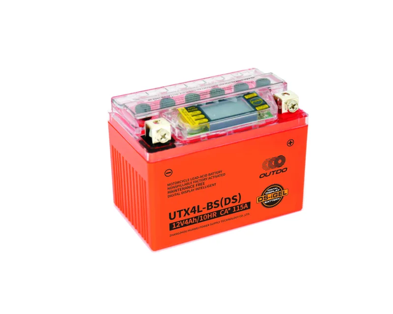 UTX4L-BS(DS) 12V 4Ah DS-iGEL digital motorcycle battery
