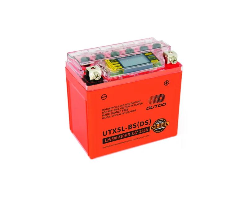 UTX5L-BS(DS) 12V 5Ah DS-iGEL digital motorcycle battery