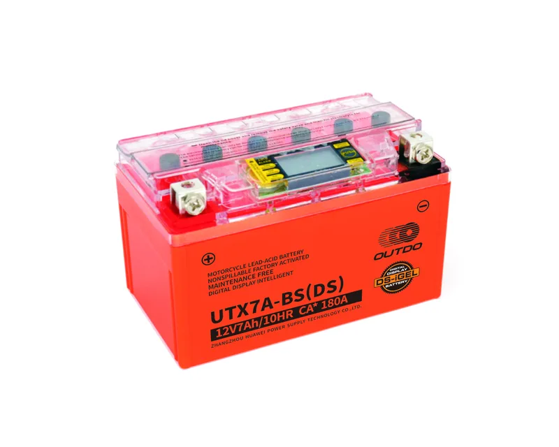 UTX7A-BS(DS) 12V 7Ah DS-iGEL digital motorcycle battery