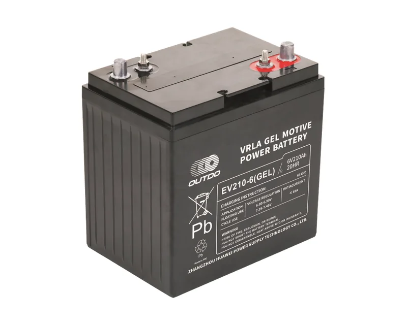 EV210-6(GEL) 6V 210Ah electric vehicle battery