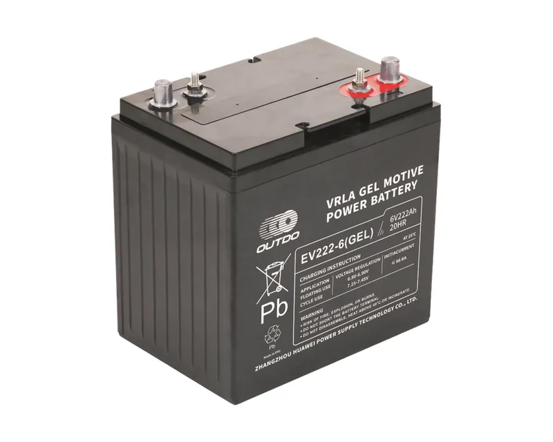 EV222-6(GEL) 6V 222Ah electric vehicle battery