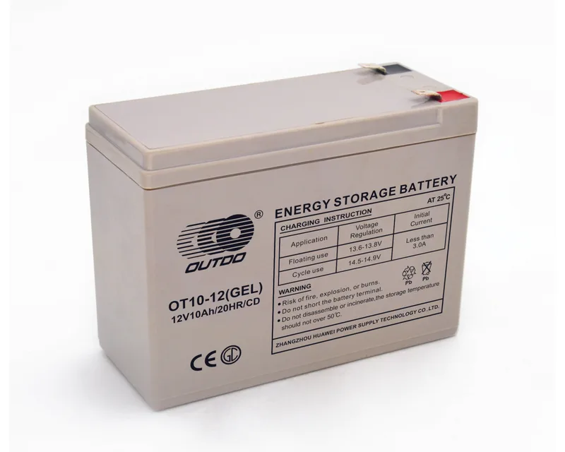 OT10-12(GEL)/CD 12V 10Ah sealed lead-acid battery