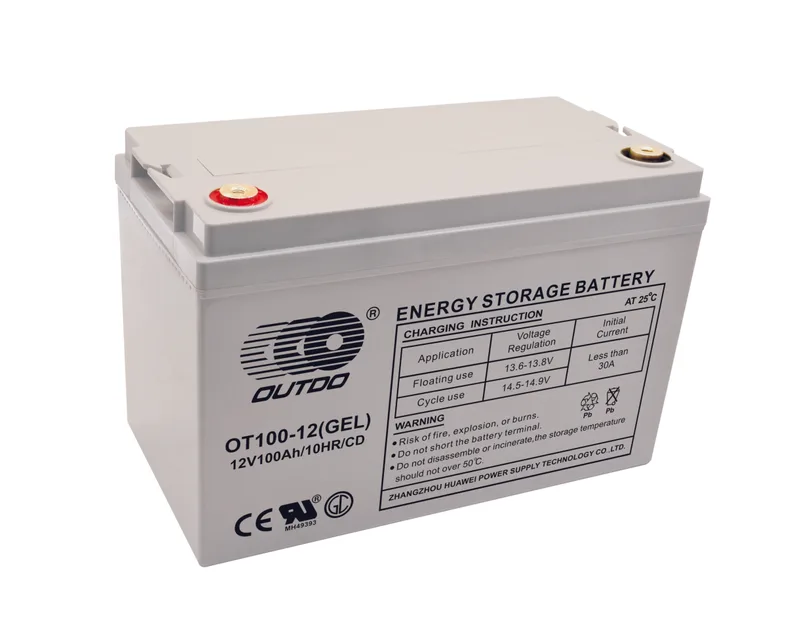 OT100-12(GEL)/CD 12V 100Ah sealed lead-acid battery