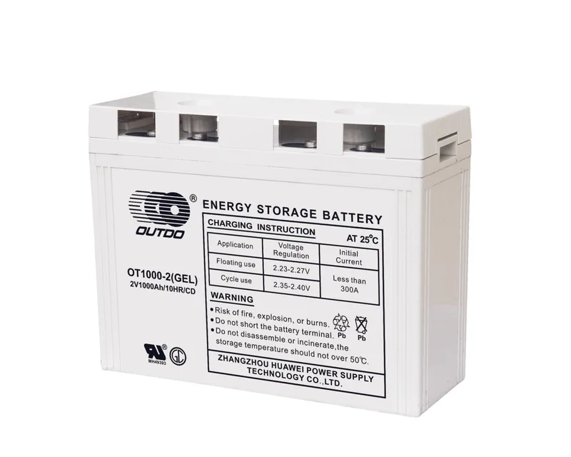 OT1000-2(GEL)/CD 2V 1000Ah sealed lead-acid battery