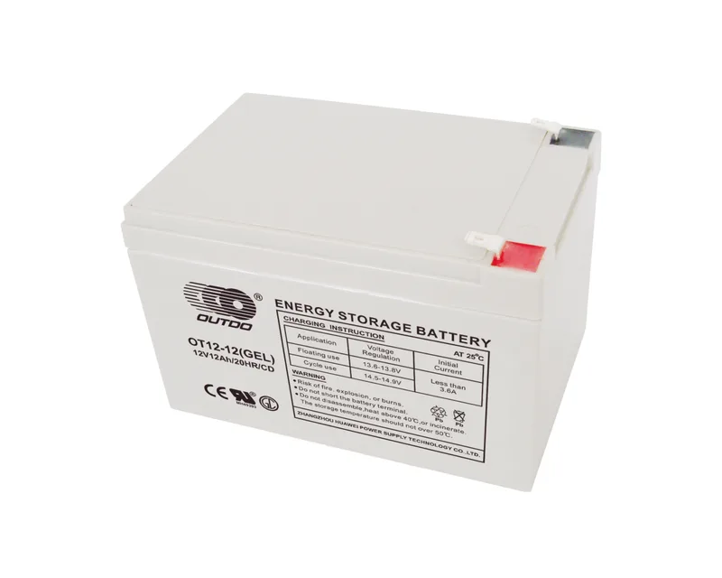 OT12-12(GEL)/CD 12V 12Ah sealed lead-acid battery