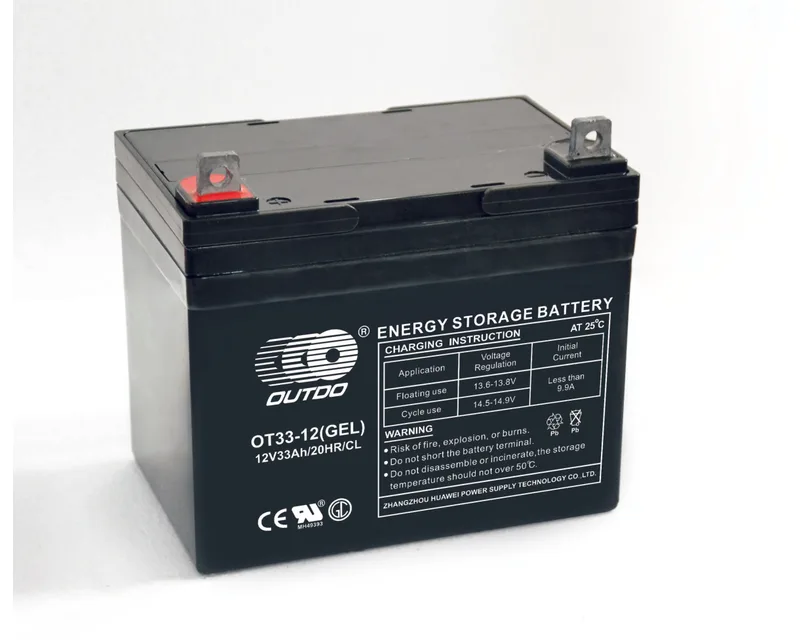 OT33-12(GEL)/CL 12V 33Ah sealed lead-acid battery