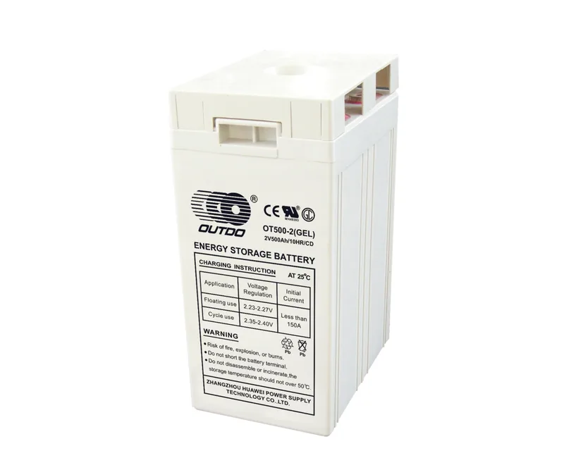 OT500-2(GEL)/CD 2V 500Ah sealed lead-acid battery