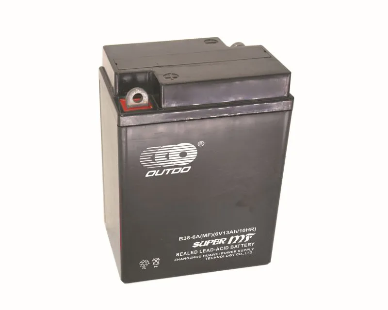 B38-6A(MF) 6V 13Ah maintenance-free motorcycle battery