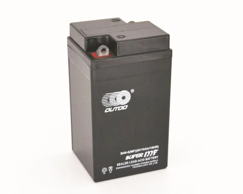 B49-6(MF) 6V 10Ah maintenance-free motorcycle battery