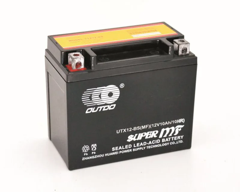 UTX12-BS(MF) 12V 10Ah maintenance-free motorcycle battery