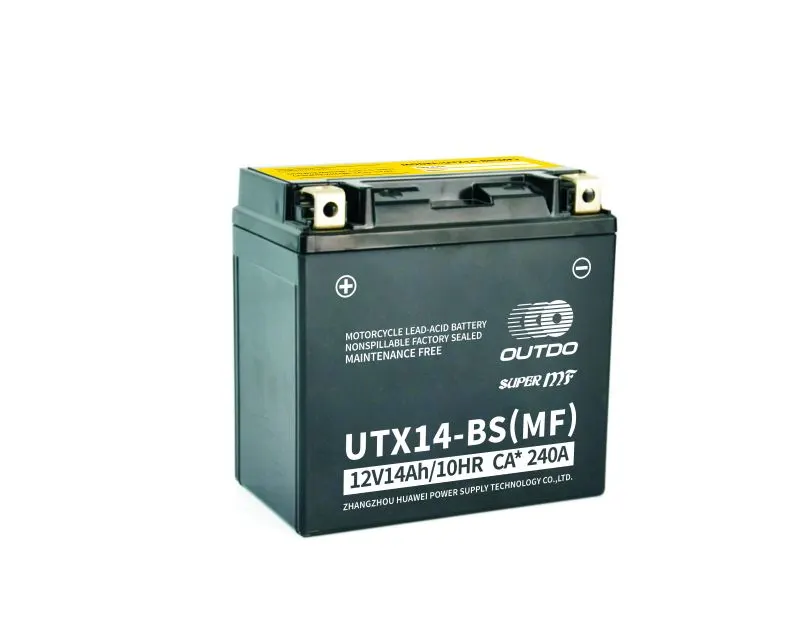 UTX14-BS(MF) 12V 12Ah maintenance-free motorcycle battery