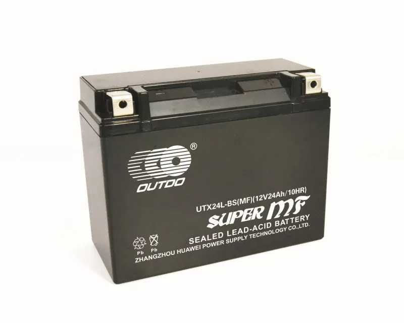 UTX24L-BS(MF) 12V 24Ah maintenance-free motorcycle battery