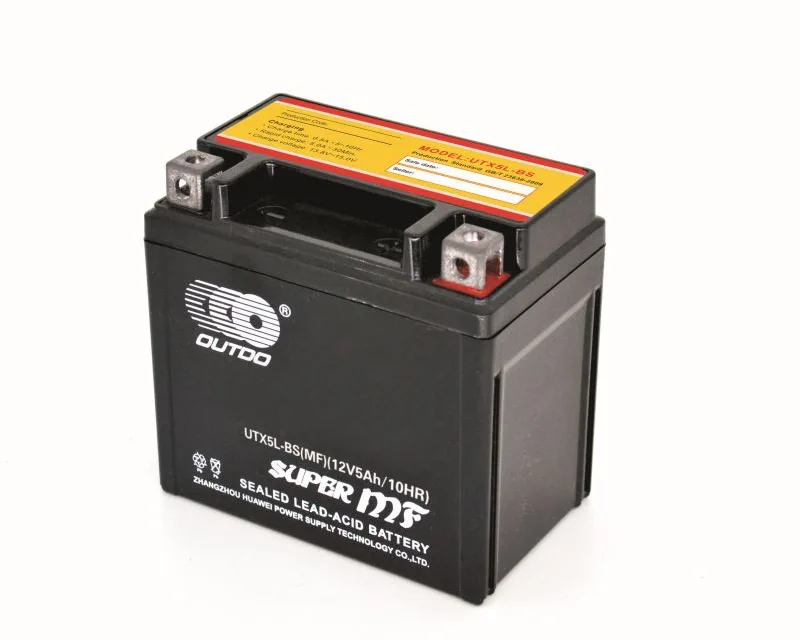 UTX5L-BS(MF) 12V 5Ah maintenance-free motorcycle battery