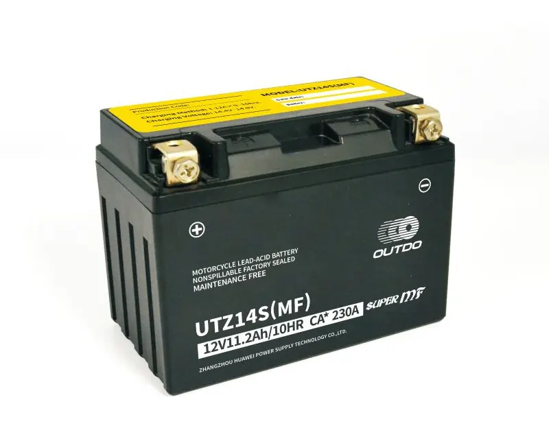 UTZ14S(MF) 12V 11.2Ah maintenance-free motorcycle battery