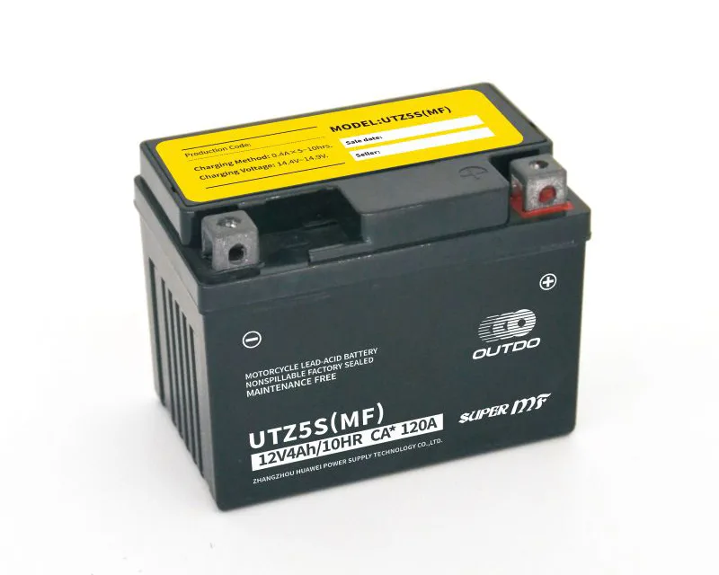 UTZ5S(MF) 12V 4Ah maintenance-free motorcycle battery