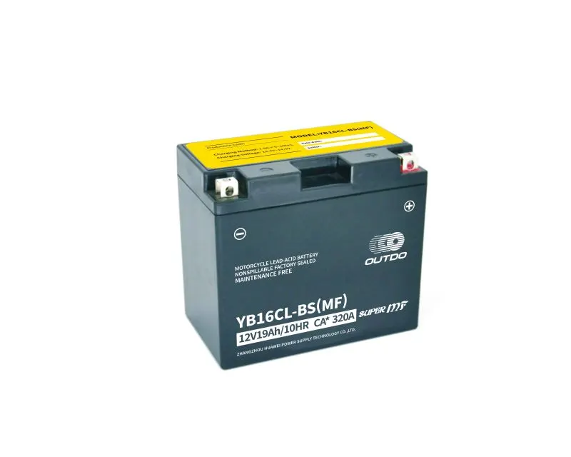 YB16CL-BS(MF) 12V 19Ah maintenance-free motorcycle battery