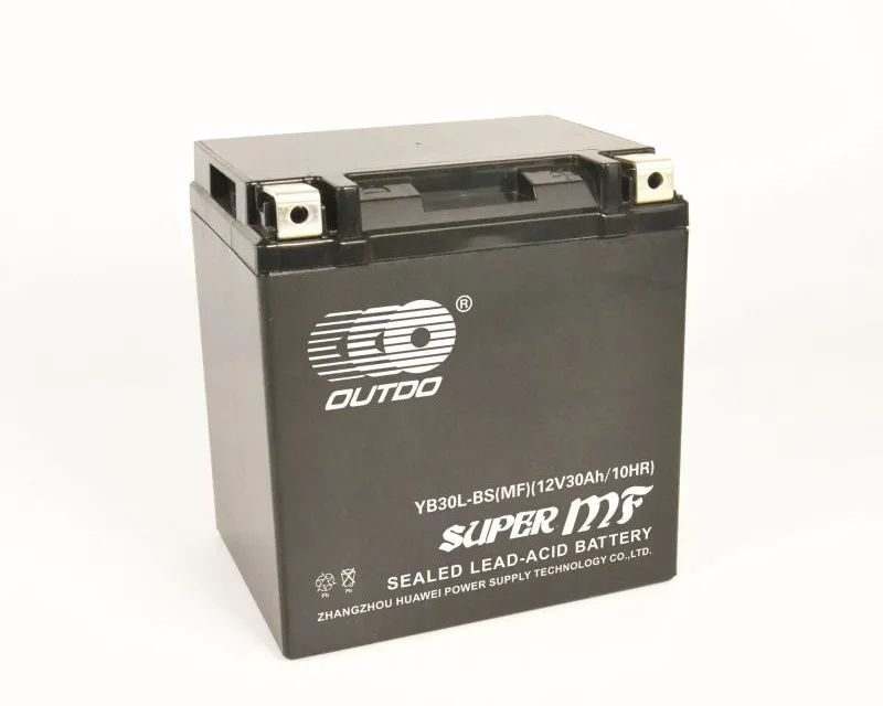 YB30L-BS(MF) 12V 30Ah maintenance-free motorcycle battery