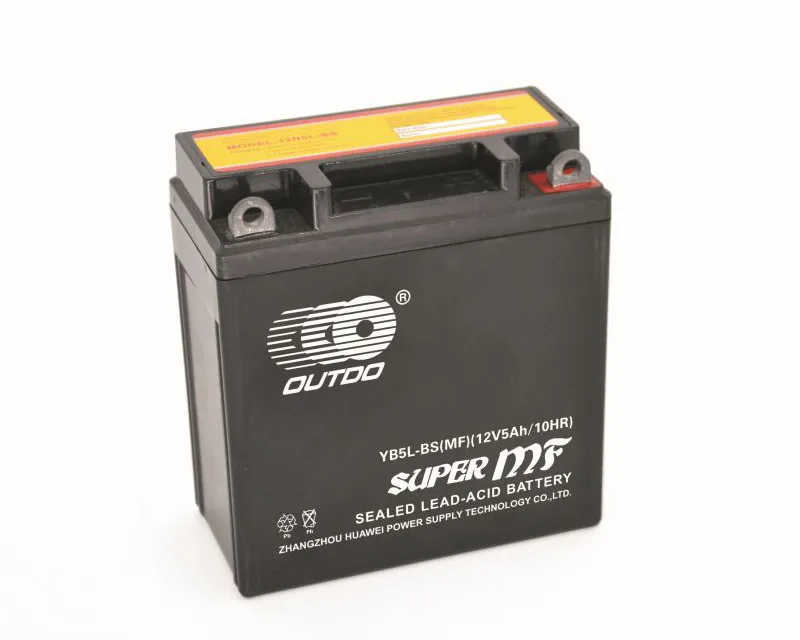 YB5L-BS(MF) 12V 5Ah maintenance-free motorcycle battery