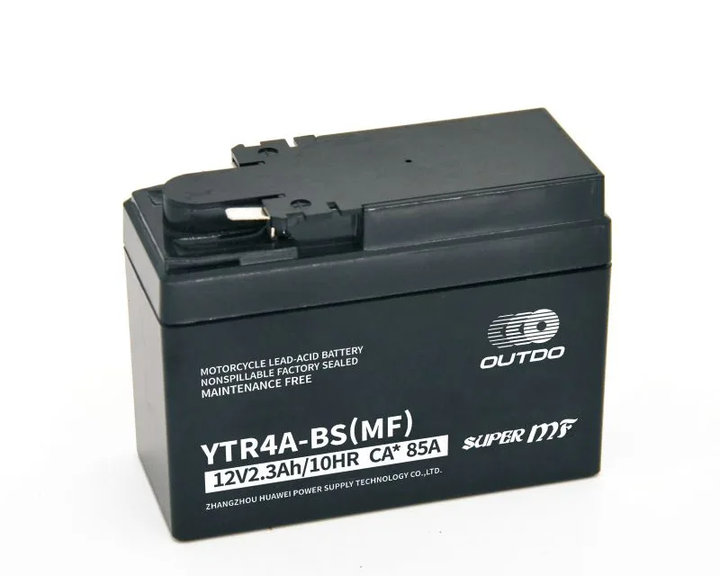 YTR4A-BS(MF) 12V 2.5Ah maintenance-free motorcycle battery