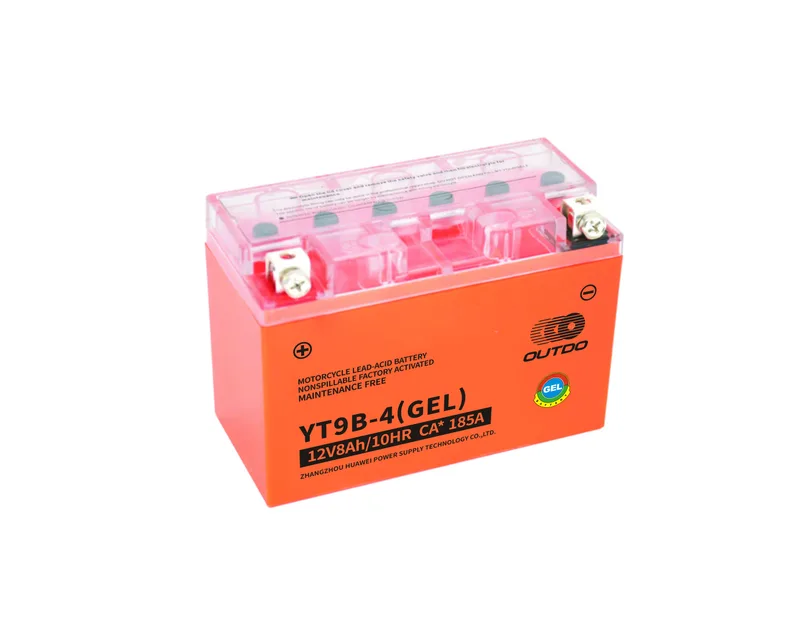 YT9B-4(GEL) 12V 8Ah GEL motorcycle battery