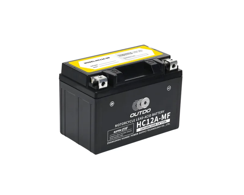 HC12A-MF 12V 10Ah high-performance maintenance-free motorcycle battery