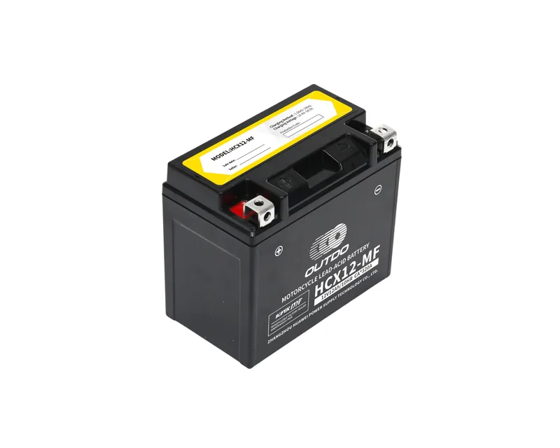 HCX12-MF 12V 12Ah high-performance maintenance-free motorcycle battery