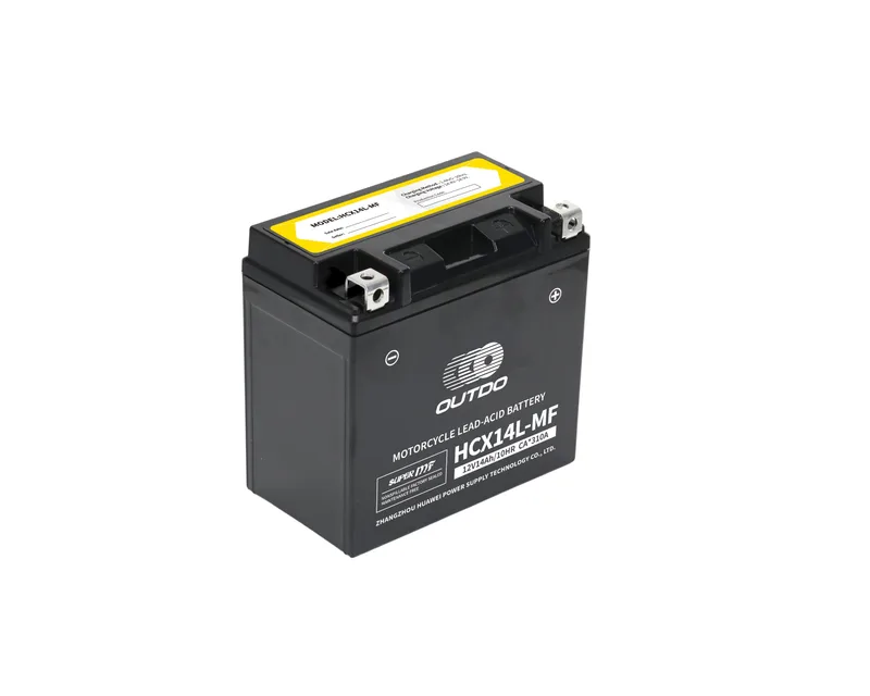 HCX14L-MF 12V 14Ah high-performance maintenance-free motorcycle battery