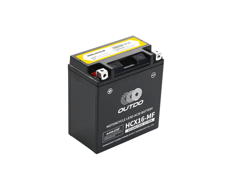 HCX16-MF 12V 16Ah high-performance maintenance-free motorcycle battery
