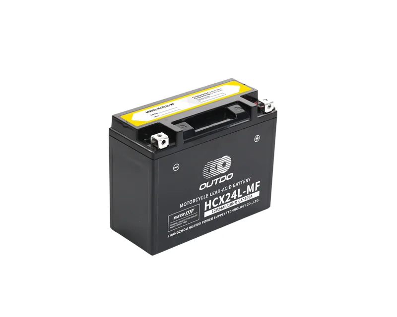 HCX24L-MF 12V 24Ah high-performance maintenance-free motorcycle battery