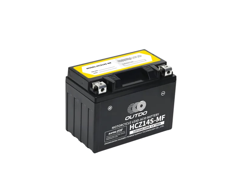 HCZ14S-MF 12V 12Ah high-performance maintenance-free motorcycle battery