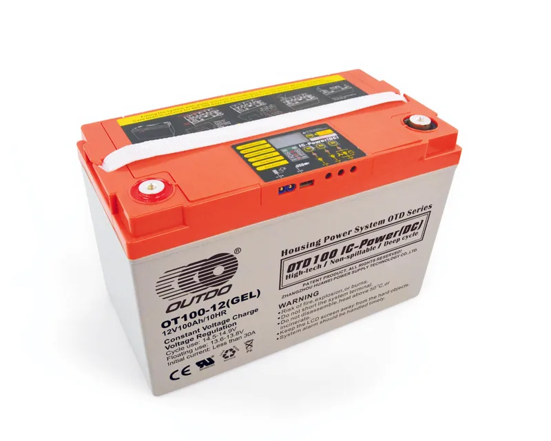 OTD100(GEL) 12V 100Ah housing power system battery