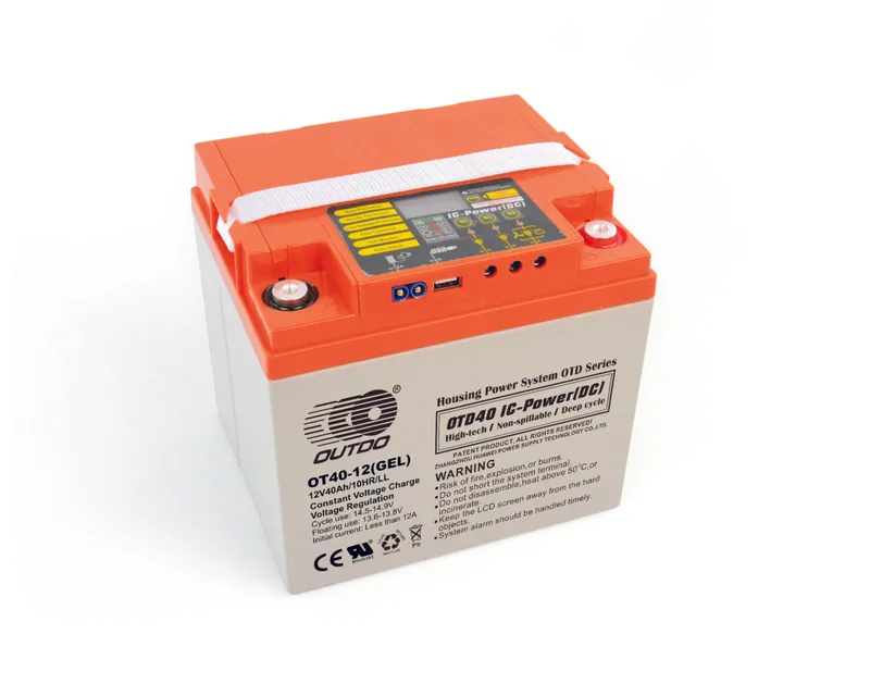 OTD40(GEL)/LL 12V 40Ah housing power system battery