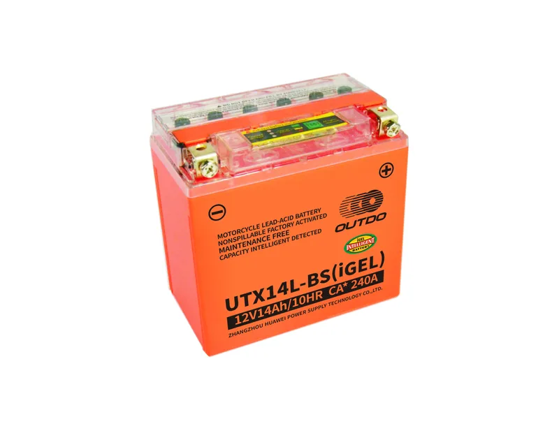 UTX14L-BS(iGEL) 12V 12Ah iGEL digital motorcycle battery