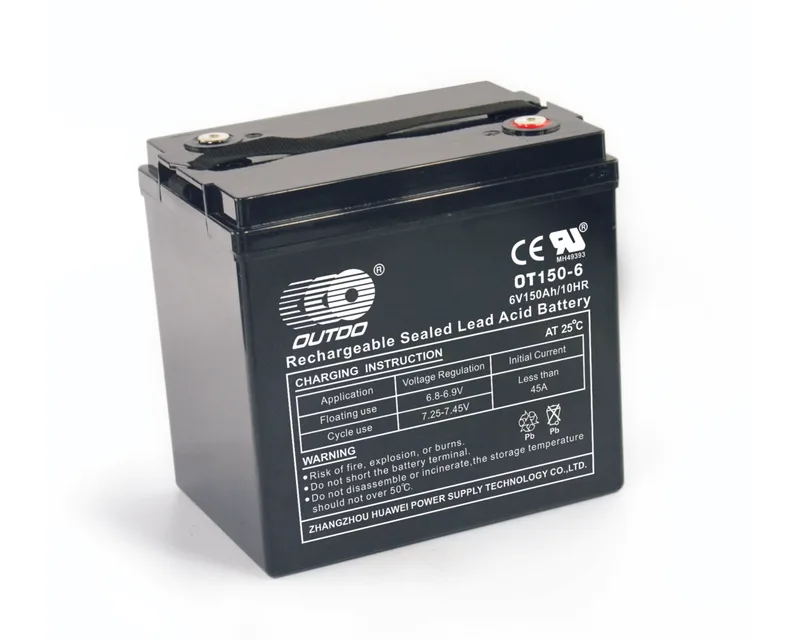 OT150-6 6V 150Ah sealed lead-acid battery