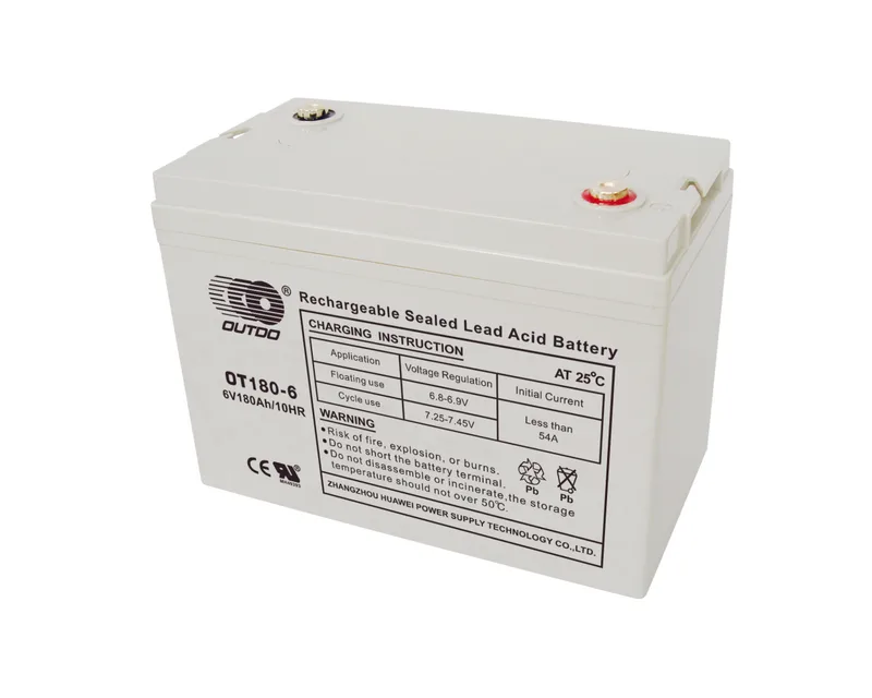 OT180-6 6V 180Ah sealed lead-acid battery