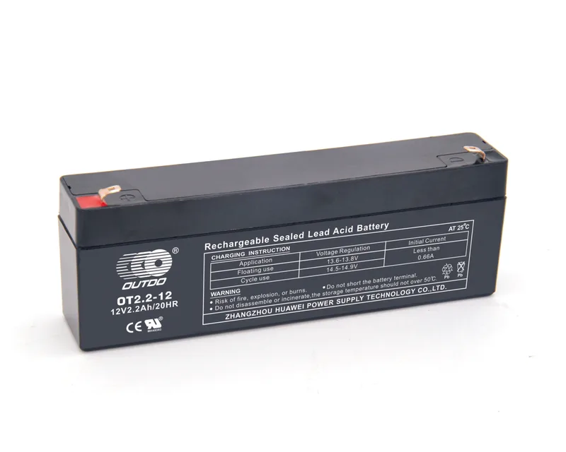 OT2.2-12 12V 2.2Ah sealed lead-acid battery
