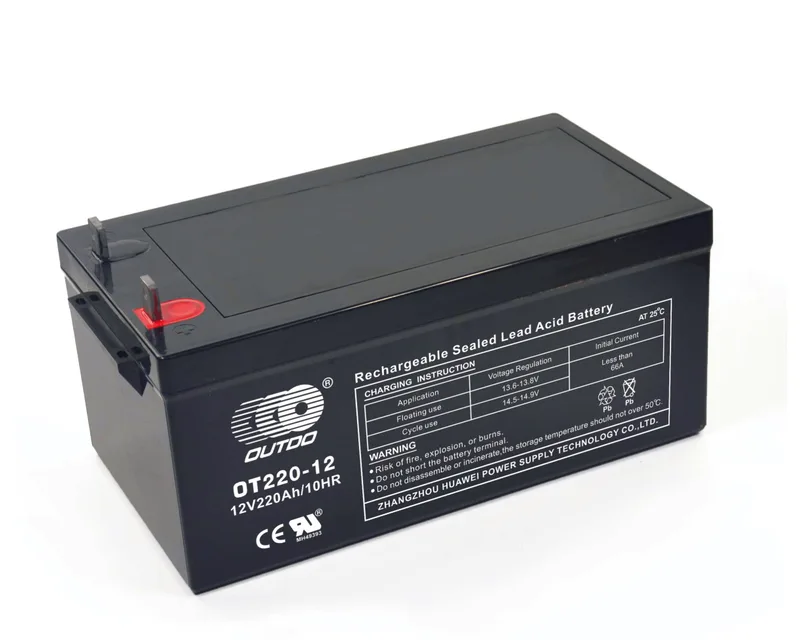 OT220-12 12V 220Ah sealed lead-acid battery