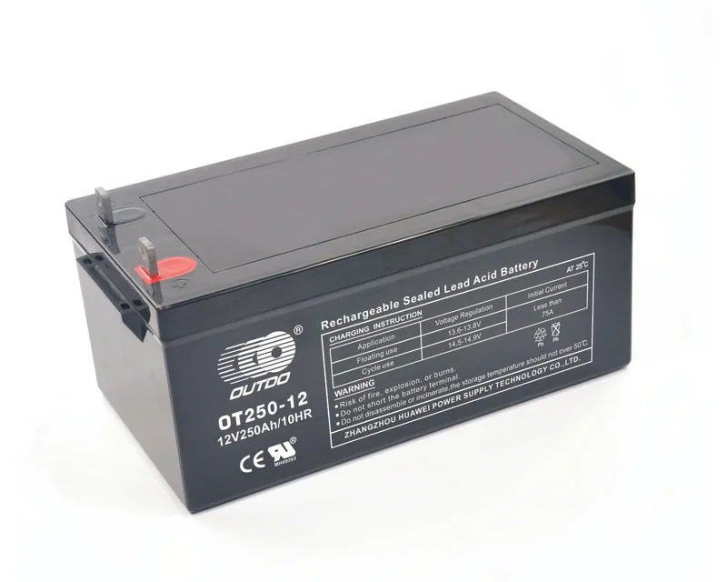 OT250-12 12V 250Ah sealed lead-acid battery