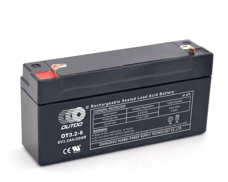 OT3.2-6 6V 3.2Ah sealed lead-acid battery