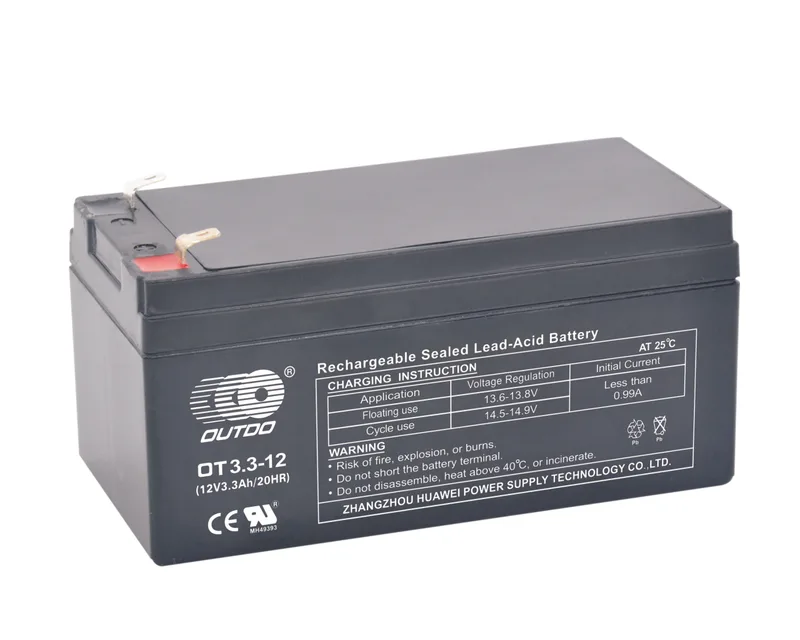 OT3.3-12 12V 3.3Ah sealed lead-acid battery