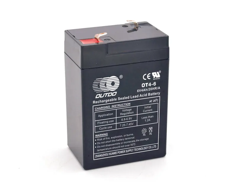 OT4-6/A 6V 4Ah sealed lead-acid battery