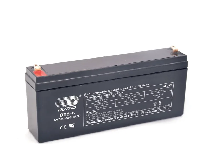 OT5-6/C 6V 5Ah sealed lead-acid battery