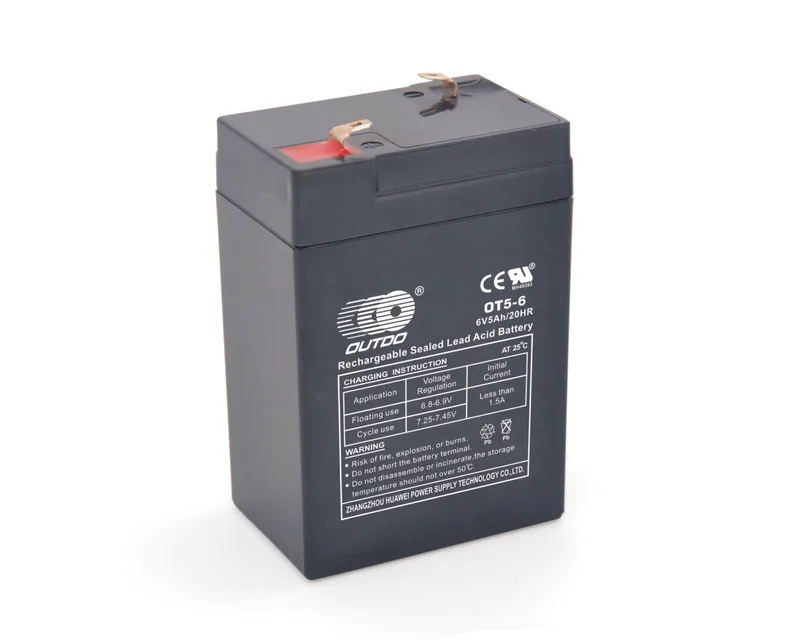 OT5-6 6V 5Ah sealed lead-acid battery