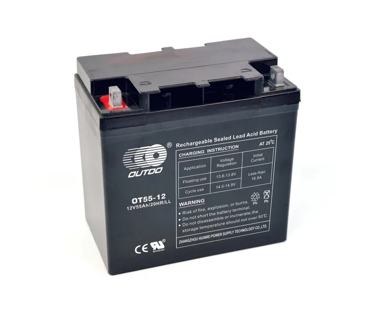 OT55-12/LL 12V 55Ah sealed lead-acid battery